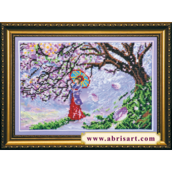 Набор для вышивания бисером АБРИС АРТ "Сакура"